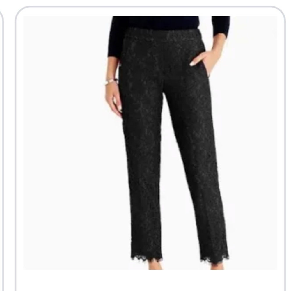 J crew lace pants size 4